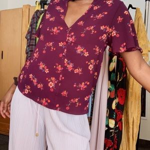 Flowery blouse